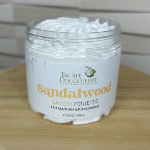Savon fouetté "sandalwood"